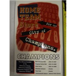 1998/99 Edmonton Oilers 20 year anniversary Official Guide Book