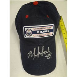 Mike Comrie, American Needle, Edmonton Oilers Hat Autographed