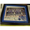 Image 1 : 1993/94 Edmonton Oilers entire team Framed/Autographed poster, with 1993/94 Edmonton Oilers Framed/A