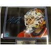 Image 2 : Cam Talbot, Oilers Framed/Autographed Picture with pin and Authenticity
