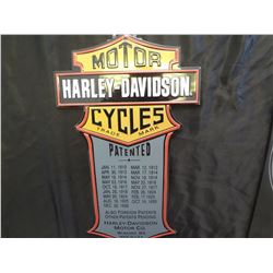 Harley Davidson patened sign