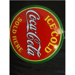 Coca Cola sold here sign