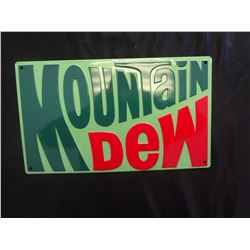 Mountain Dew 1970's logo sign