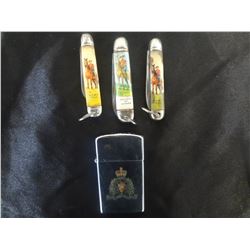 RCMP Lighter / RCMP Knife Souviners