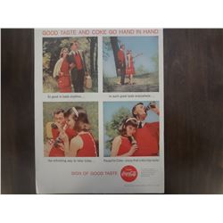 Coca Cola magazine clipping from July 5th 1958