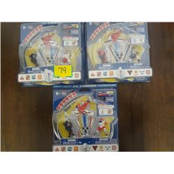 Lot of 3 Collect to play hockey figures