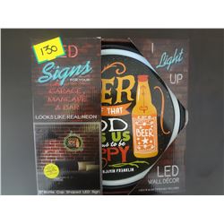 Mancave LED Sign
