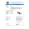 Image 3 : 1.50 CTW Amethyst Earrings 18K White Gold - REF-14M2H - 10115