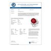 Image 3 : 6.30 CTW Ruby & Diamond Ring 18K White Gold - REF-134N4Y - 13064
