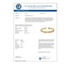 Image 3 : 12.90 CTW Multi-Color Sapphire Bracelet 10K Yellow Gold - REF-85K3W - 11706