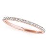Image 5 : 1.70 CTW Certified VS/SI Diamond 2Pc Wedding Set Solitaire Halo 14K Rose Gold - REF-488M2H - 30664