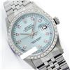 Rolex Ladies Stainless Steel, Diamond Dial & Diamond Bezel, Sapphire Crystal - REF-426A3N
