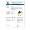 Image 3 : 1.67 CTW Emerald & Diamond Ring 10K Yellow Gold - REF-20H5A - 12916