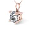 1 CTW VS/SI Diamond Designer Necklace 14K Rose Gold - REF-273X3T - 38415