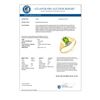 Image 3 : 1.28 CTW Peridot & Diamond Ring 10K Yellow Gold - REF-14K8W - 13466