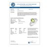 Image 3 : 1.04 CTW Peridot & Diamond Ring 10K White Gold - REF-15K5W - 13446