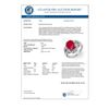 Image 3 : 3.50 CTW Ruby & Diamond Ring 18K White Gold - REF-74A5X - 11909
