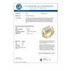 Image 3 : 0.50 CTW Certified VS/SI Diamond Men's Ring 18K 2-Tone Gold - REF-154A8X - 14420