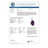 Image 3 : 10.10 CTW Amethyst & Diamond Necklace 18K White Gold - REF-50M2H - 10562
