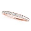 Image 5 : 2.33 CTW Certified VS/SI Diamond Solitaire 2Pc Wedding Set 14K Rose Gold - REF-615W2F - 31605
