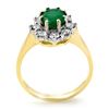 Image 2 : 2.02 CTW Emerald & Diamond Ring 14K Yellow Gold - REF-69A3X - 13258