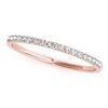 Image 5 : 0.93 CTW Certified VS/SI Cushion Diamond 2Pc Set Solitaire Halo 14K Rose Gold - REF-142Y2K - 31389