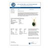 Image 3 : 4.20 CTW Emerald & Diamond Pendant 10K Yellow Gold - REF-70M2H - 13605