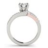 Image 2 : 1.4 CTW Certified VS/SI Diamond Solitaire Ring 18K White & Rose Gold - REF-392N5Y - 27935