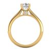 Image 4 : 1.08 CTW VS/SI Diamond Solitaire Art Deco Ring 18K Yellow Gold - REF-361A8X - 37288