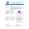 Image 3 : 1.19 CTW Amethyst & Diamond Ring 18K White Gold - REF-40Y2K - 12418