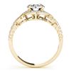 Image 5 : 1.33 CTW Certified VS/SI Diamond Solitaire Halo Ring 18K Yellow Gold - REF-374W8F - 26586