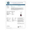 Image 3 : 1.02 CTW Ruby & Diamond Pendant 18K White Gold - REF-18X5T - 14045