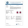 Image 3 : 4.44 CTW Ruby & Diamond Earrings 14K White Gold - REF-71F3N - 13832