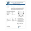 Image 3 : 42.56 CTW Oval Diamond Designer Necklace 18K White Gold - REF-7835W8F - 42812