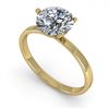 Image 1 : 1.51 CTW Certified VS/SI Diamond Engagement Ring 18K Yellow Gold - REF-524W8F - 32239