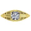 Image 1 : 1 CTW Solitaire Certified VS/SI Diamond Ring 14K Yellow Gold - REF-279H2A - 38534