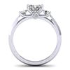 Image 4 : 1.5 CTW Certified VS/SI Diamond Solitaire 3 Stone Ring 14K White Gold - REF-395W5F - 30312
