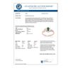 Image 3 : 0.45 CTW Emerald & Diamond Ring 14K Rose Gold - REF-25A8X - 12506
