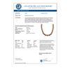 Image 3 : 71.85 CTW Ruby & VS/SI Certified Diamond Eternity Necklace 10K Yellow Gold - REF-563W6F - 29516