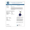 Image 3 : 2 CTW Sapphire Designer Inspired Solitaire Necklace 18K White Gold - REF-24H9A - 22040