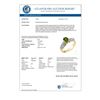 Image 3 : 1.50 CTW Green Tourmaline & Diamond Ring 10K Yellow Gold - REF-52A8X - 11043