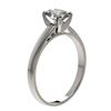Image 4 : 1 CTW Certified VS/SI Quality Oval Diamond Solitaire Ring 10K White Gold - REF-297M2H - 32991