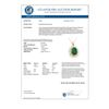 Image 3 : 6.21 CTW Emerald & Diamond Pendant 14K Yellow Gold - REF-125K5W - 12839