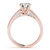 Image 2 : 1.5 CTW Certified VS/SI Diamond Solitaire Ring 18K Rose Gold - REF-381H8A - 27469