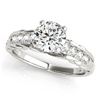 Image 1 : 0.7 CTW Certified VS/SI Diamond Solitaire Ring 18K White Gold - REF-114F5N - 27531