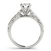 Image 2 : 0.7 CTW Certified VS/SI Diamond Solitaire Ring 18K White Gold - REF-114F5N - 27531