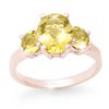 Image 1 : 2.55 CTW Citrine Ring 10K Rose Gold - REF-21M3H - 13670