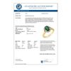 Image 3 : 2.75 CTW Emerald & Diamond Ring 10K Yellow Gold - REF-49H3A - 12411