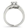 Image 2 : 1.25 CTW Certified VS/SI Diamond Solitaire Halo Ring 18K White Gold - REF-304W9F - 26857