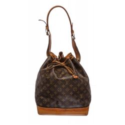 Louis Vuitton Monogram Canvas Leather Noe GM Drawstring Bag